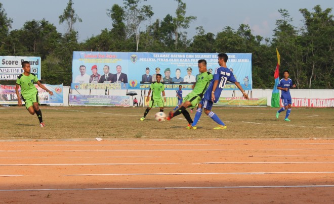 Salah satu pertandingan yang berlangsung di Koni Batanghari beberapa hari yang lalu